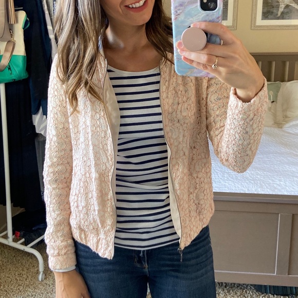 LC Lauren Conrad Jackets & Blazers - Lauren Conrad lace jacket